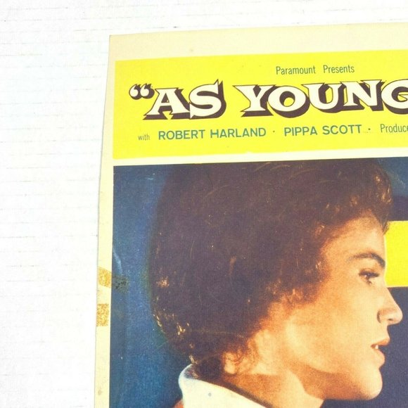 As Young as We Are 1958 Lobby Card Movie Poster Robert Harland Pippa Scott Drama - Picture 3 of 6